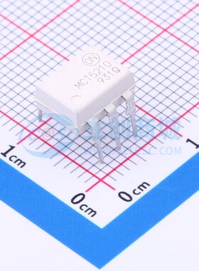 晶体管输出光耦 MCT5210M DIP-6 onsemi(安森美) 电子元器件配单