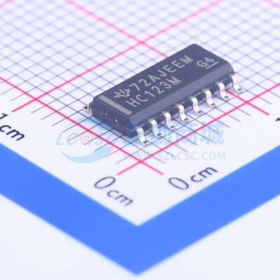 单稳态多谐振荡器 CD74HC123M96 SOIC-16 TI/德州 电子元器件配单