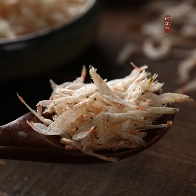 阿本丽生晒毛虾特小海虾干级皮无沙宝宝婴儿辅食粉新鲜淡干货100g