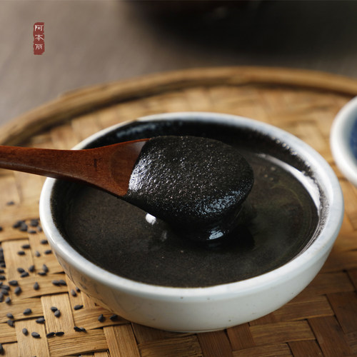 阿本丽黑芝麻核桃花生酱无添加剂现磨凉拌拌面调味辅食芝麻核桃酱
