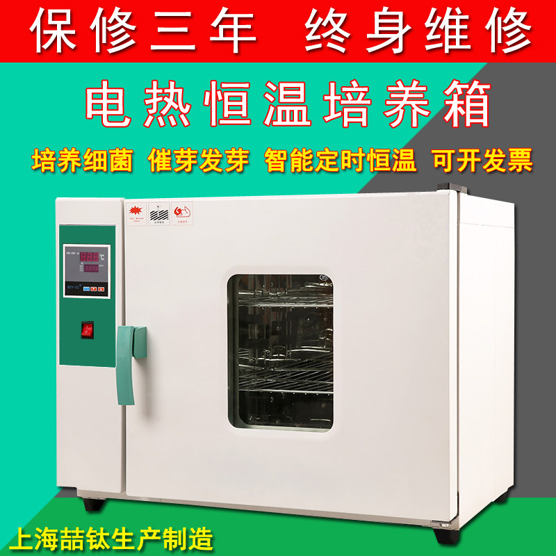 303-0A电热恒温培养箱实验室小到细菌恒温箱烘干箱25*25*25孵化箱