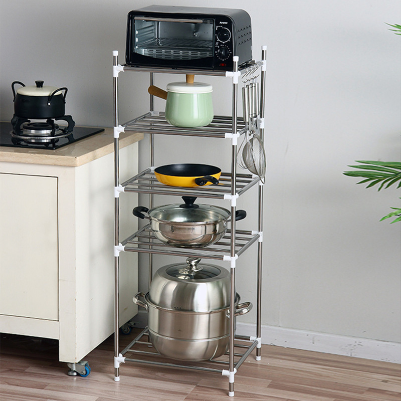 厨房置物架落地多层整理架简易