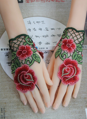 民族风刺绣饰品手链同款