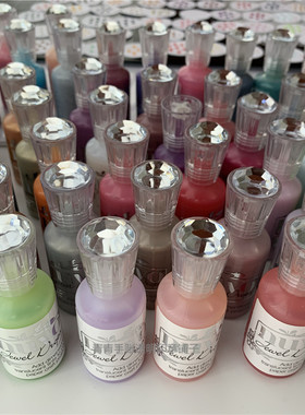 Nuvo 珐琅液颜料多色 1oz 3D手账卡片点缀 静置风干立体进口颜料