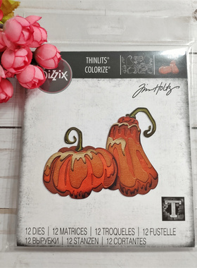 Sizzix 着色南瓜  Pumpkin Duo Colorize 进口切模