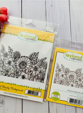 Taylored Expressions 盛开花朵 Botanical Beauty 进口橡皮印章