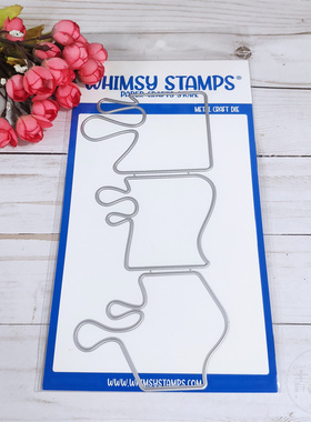 新品 Whimsy Stamps 多汁的 Juicy Die Set 进口切模