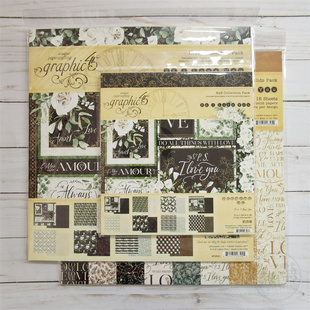 Graphic 45 附注我爱你 P.S. I Love You 进口主题纸本系列