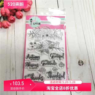 Bouquets Pink 进口透明印章 花束 Main Fall 秋天