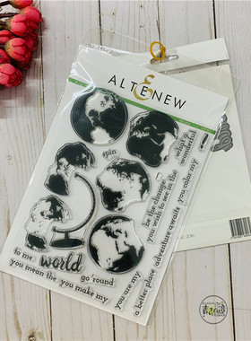 Altenew 大千世界 Big World 进口透明印章及切模套装