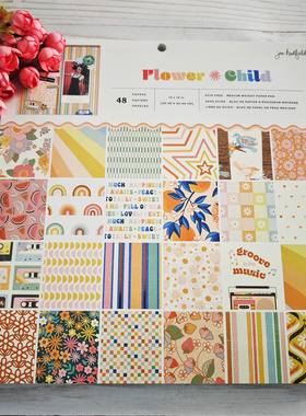 Jen Hadfield 花一样的娃娃 Flower Child 进口烫金纸本