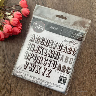 进口切模 Alphanumeric Sizzix 26个大写字母