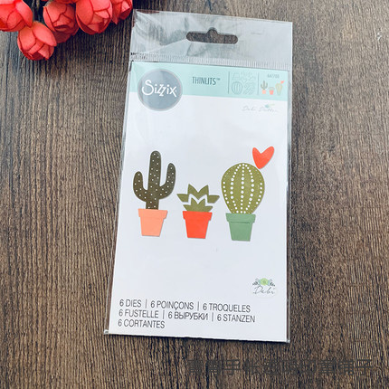 Sizzix 仙人掌 Cacti 进口切模 Sizzix