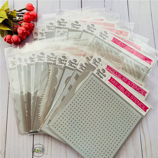 My favorite things 多款进口6寸主题背景系列遮蔽板 Stencil