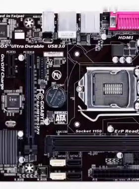 原装Gigabyte/技嘉 H81M-S2PH 1150主板带打印接口COM 两个PCI