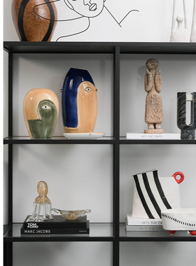 陶瓷轻奢风客厅书房样板房