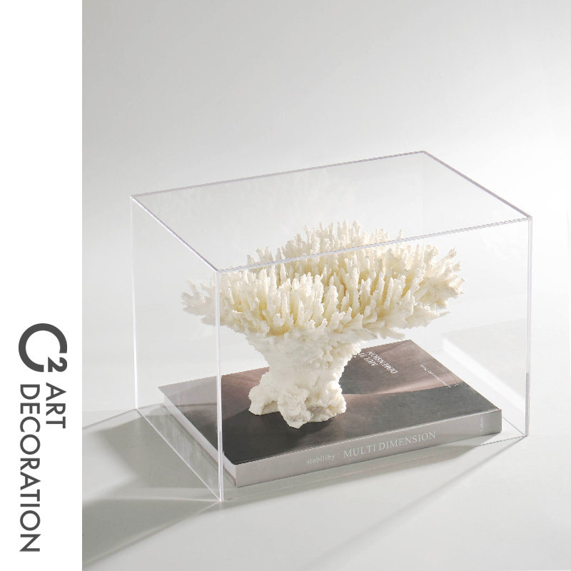 轻奢白色珊瑚水晶摆件家具样板间售楼处酒店桌面软装饰品,家居饰品,装饰摆件,淘宝优惠券,粉丝福利购,淘宝优惠卷