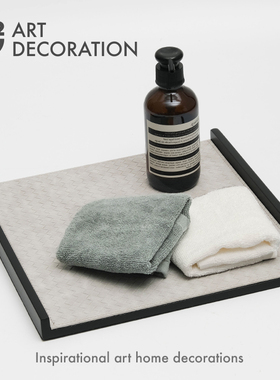 皮革轻奢风客厅书房玄关