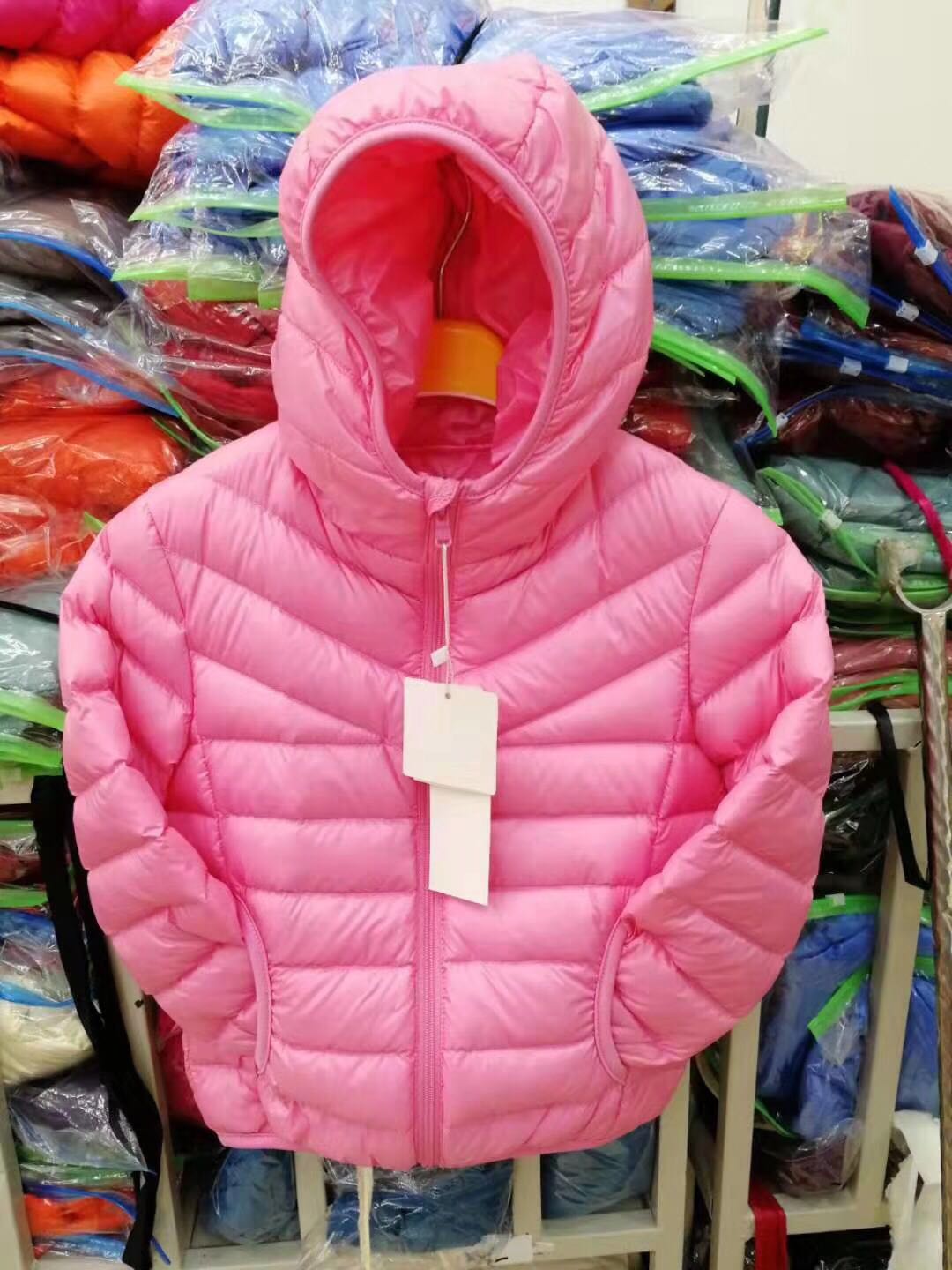 童装新款儿童羽绒服轻薄款男女童小孩中大童宝宝婴儿秋冬超轻外套