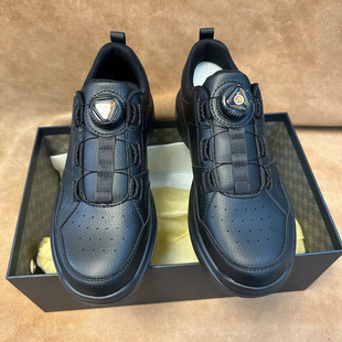 断码41 撤柜高端品牌男士休闲运动皮鞋头层牛皮软底有防伪AC47