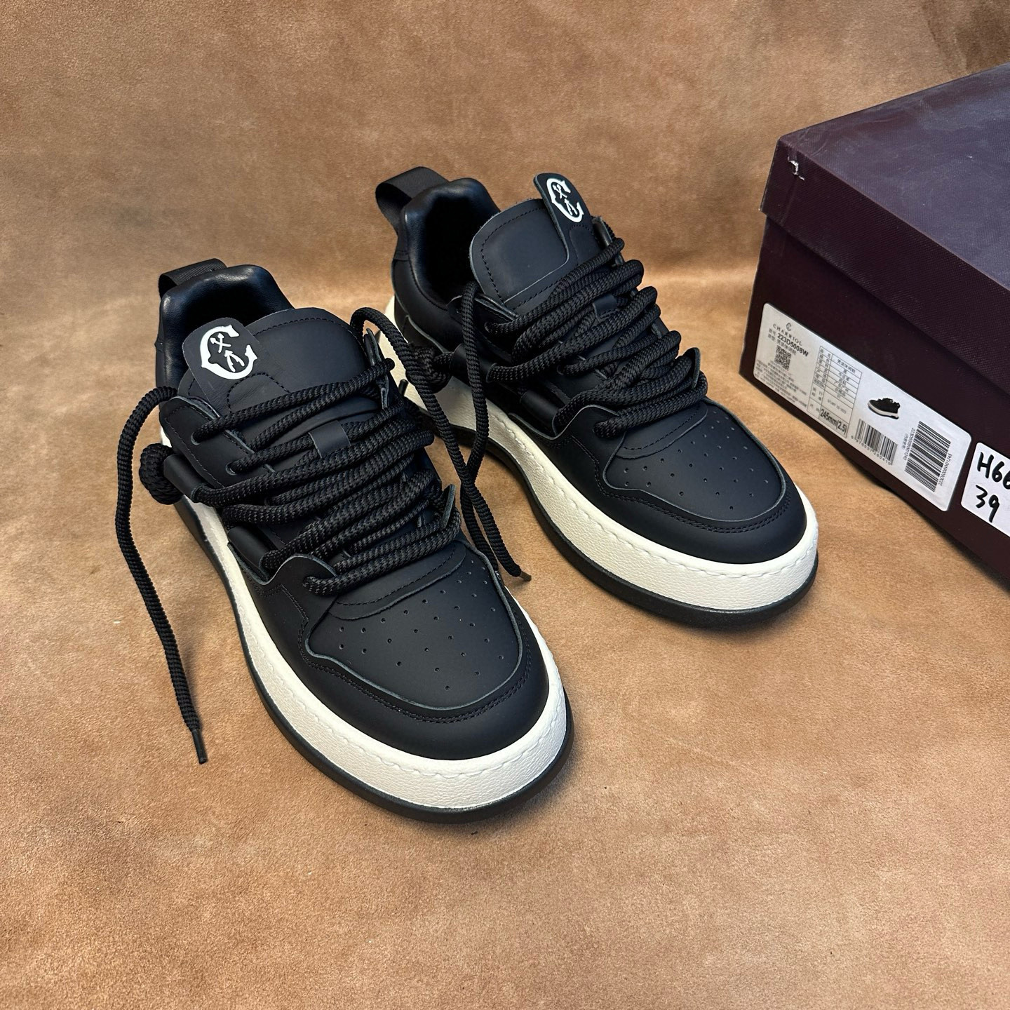 断码37 38 42 43撤柜品牌高端男士厚底板鞋皮鞋进口头层软牛皮H66,流行男鞋,休闲板鞋,淘宝优惠券,粉丝福利购,淘宝优惠卷