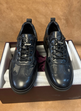 断码37 38 39 40撤品牌高端男士休闲运动鞋进口头层牛皮软底H71