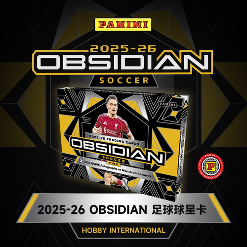 2025-26 帕尼尼 Obsidian 黑曜石系列Hobby International版盲盒