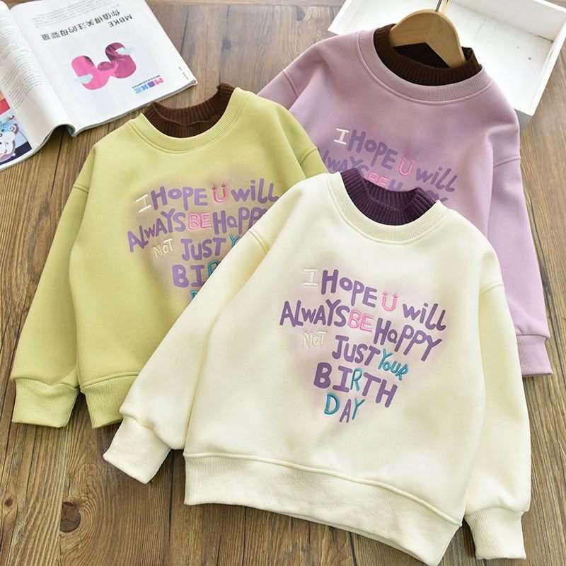 洋气甜美女童爱心刺绣字母一体加绒假两件卫衣中大儿童百搭上衣冬,童装/婴儿装/亲子装,卫衣/绒衫,淘宝优惠券,粉丝福利购,淘宝优惠卷