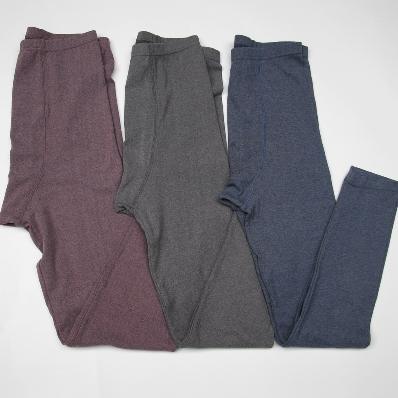 膝盖贴片双层加厚男士保暖裤