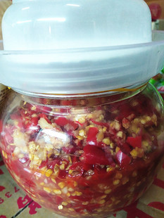 满师傅小米剁辣椒450克 湖南新宁崀山特产满师傅剁椒手工蒜蓉飞碟