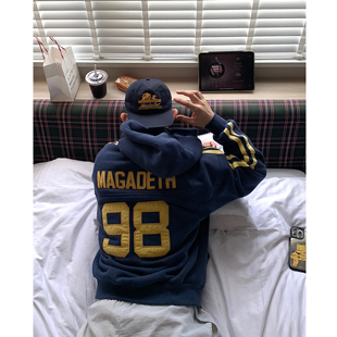 「年后发」MAGADETH合作款足球队球衣卫衣加绒保暖