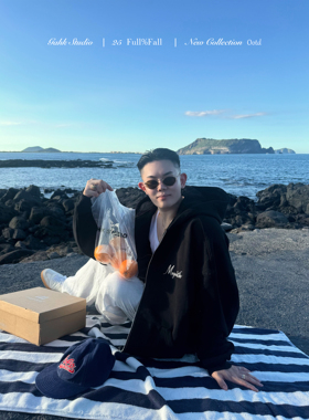 GAHKSTUDIO美产面料限量供应品质款MAGADETH 合作款宽松轮廓卫衣