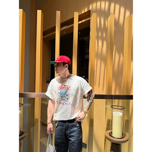 Magadeth 私服vintage美式卡通tee短袖T恤 做旧感