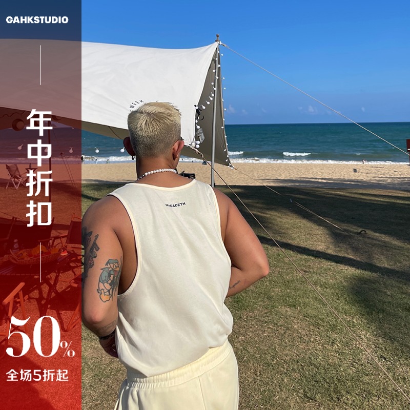 「现货售完不补」LA辣妹&潮男 春夏高级定制 欧美高街 3M 背心3色