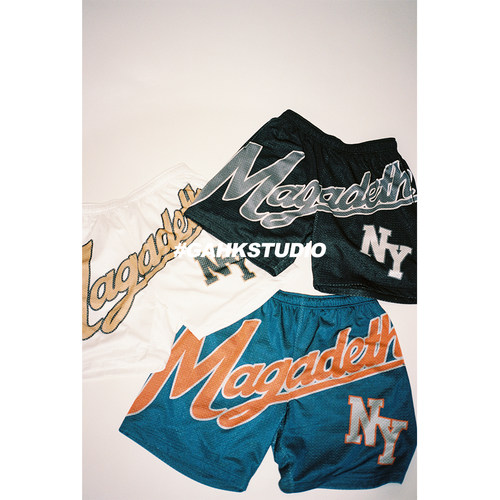 美式高街宽松休闲网眼短裤