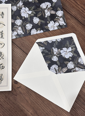 A5白色信封 23X16cm 含内衬 装8寸照片