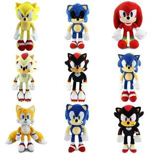 超音鼠sonic超级索尼克毛绒玩具塔尔斯纳克刺猬公仔儿童礼物 新款