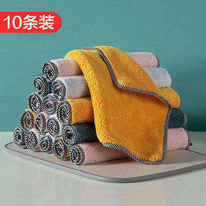 2元包邮88vip吸水不掉毛抹布去油洗碗布家用懒人厨房用品家务清洁