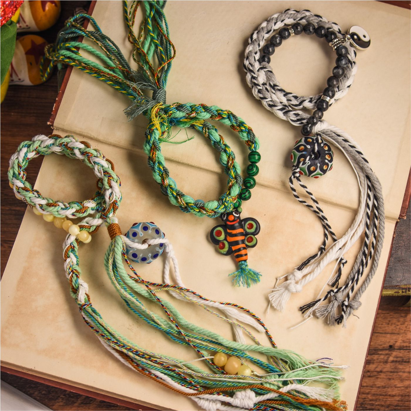 藏式手工编织项链绳民族风