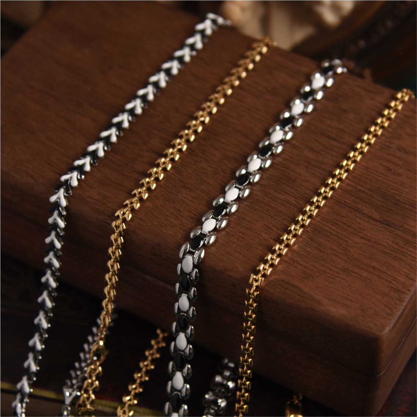 混搭叠戴多层简约项链锁骨链