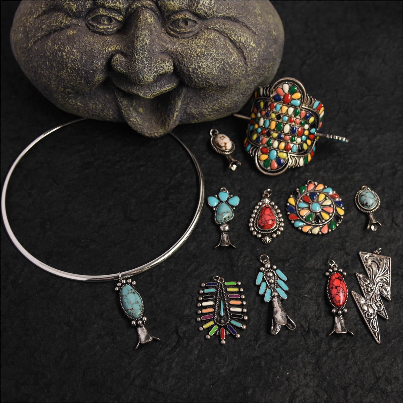 醉看墨花月白，恍疑雪满前村。秋冬高领毛衣神器项圈秋冬吉普赛