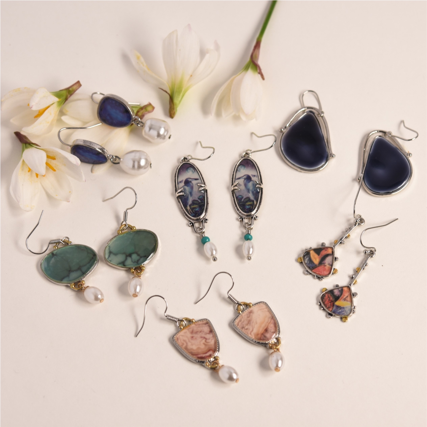 清新民族风耳饰耳环耳夹