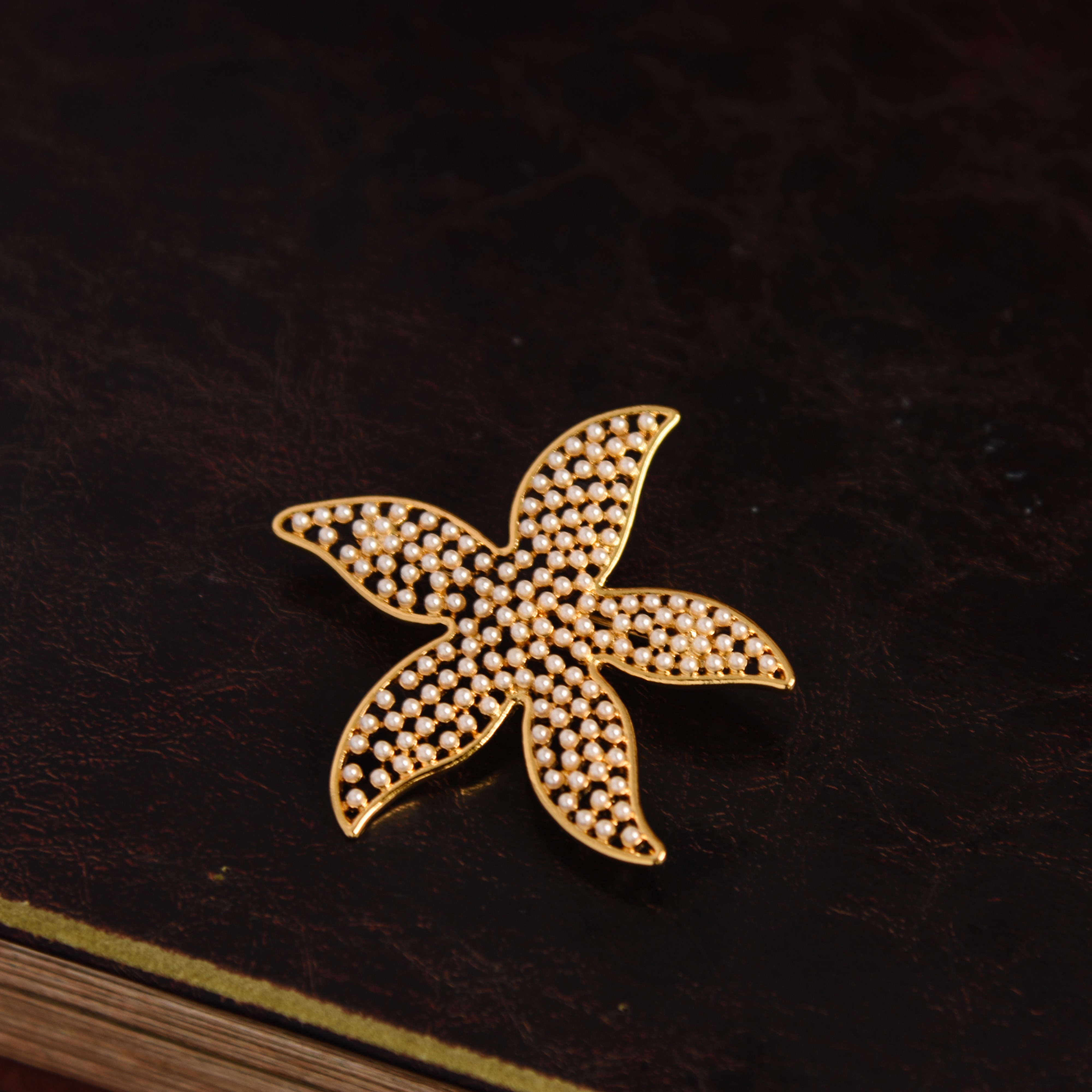 月缺不改光，剑折不改刚。珍珠胸针高档女轻奢气质别针配饰小香风