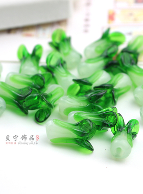 diy日式琉璃编手链发梳饰品珠子