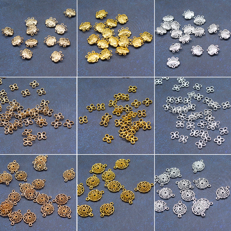 diy10个合金保色流苏连接挂件