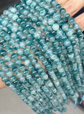 DIY玉髓优化海蓝宝渐变色4-12mm