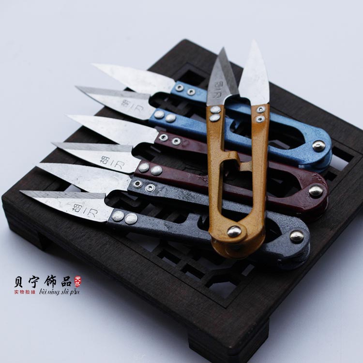 AYY 縫紉小剪刀 裁縫剪線頭專用DIY彈簧紗剪迷你剪家居十字繡剪刀