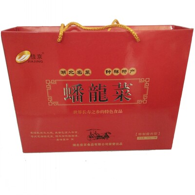 湖北钟祥长寿食品佳京精制蟠龙菜一提四盒