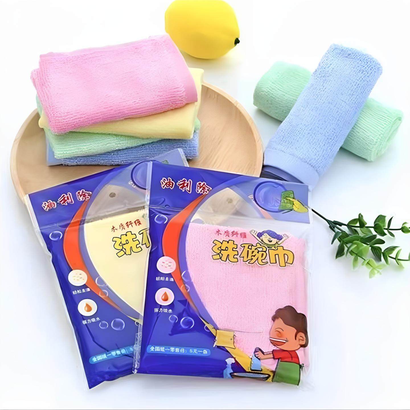 油利除洗碗巾柔软百洁抹巾洗碗专用布抹布易清洗不掉毛吸水