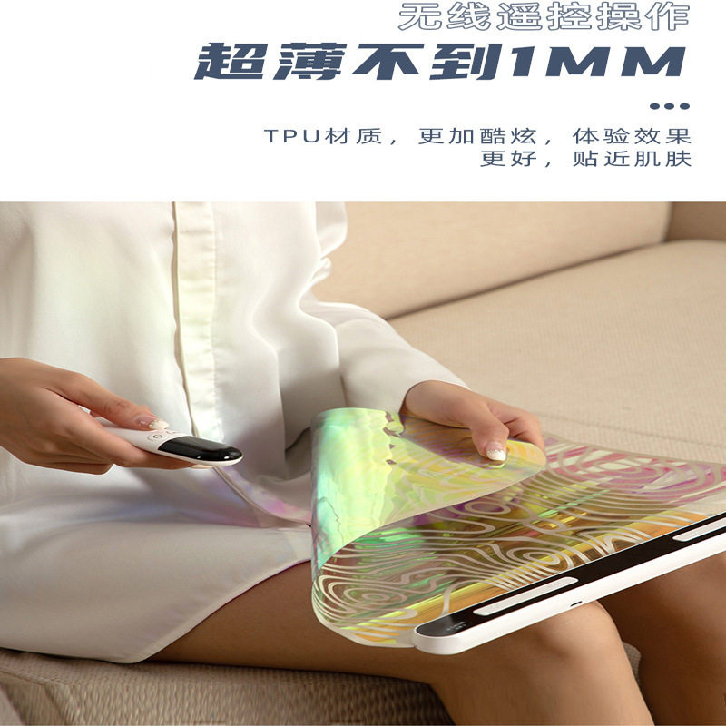 脚底按摩器ems微电流瘦腿神器智能炫彩脉冲美腿仪按摩脚垫足疗机